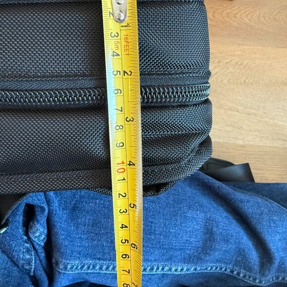 Tumi Alpha Ballistic Briefcase Laptop Computer Bag Expandable Black 26132DH - Picture 6 of 16